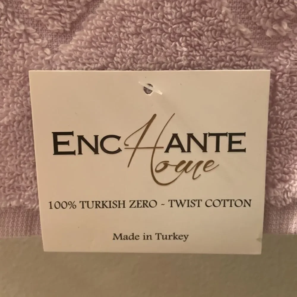 NWT Enchante House 100% Turkish cotton 3 Hand-towels 12x12